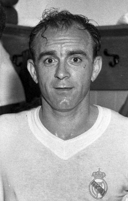 Alfredo Di Stéfano, legendary Argentine footballer and coach (1926–2014).