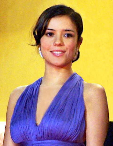 Portrait of Catalina Sandino Moreno, Colombian actress and painter.