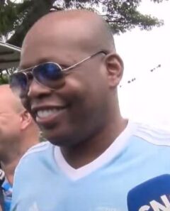 Faustino Asprilla en acción durante un partido