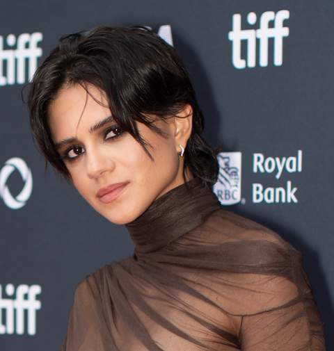 Portrait of Sasha Calle, American actress born in 1995.