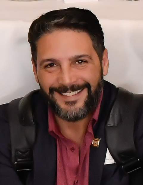 Agmeth Escaf en un evento político en 2023