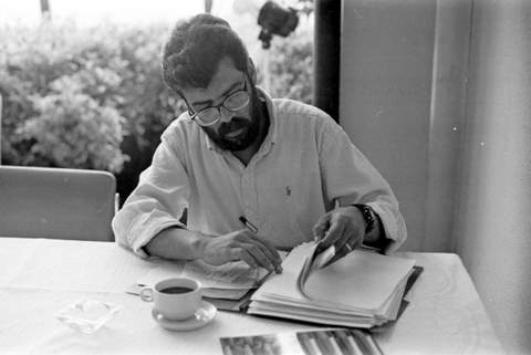 Retrato de Alfonso Cano, líder revolucionario colombiano