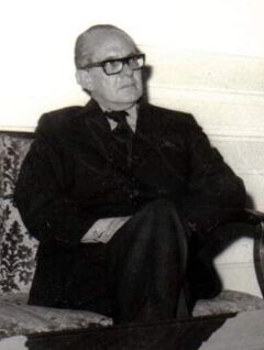 Alfonso López Michelsen during his presidency in 1974