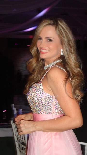 Aura Cristina Geithner posando en 2014
