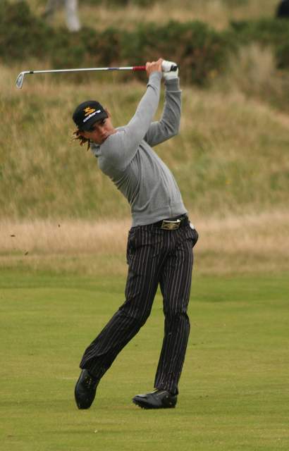 Camilo Villegas jugando en el Open de 2008