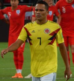 Carlos Bacca durante el Mundial de 2018