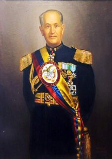 Retrato oficial de Gustavo Rojas Pinilla como presidente