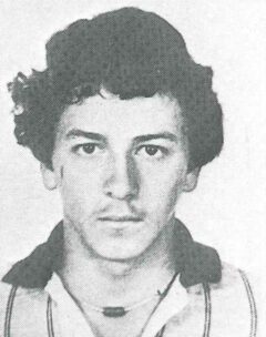 Retrato de John Jairo Arias Campana en los años 80