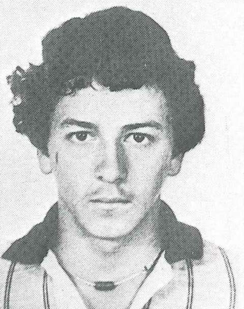 Retrato de John Jairo Arias Campana en los años 80