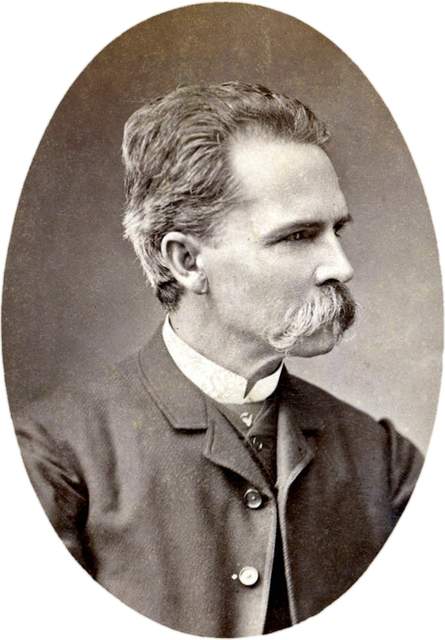 Retrato miniatura de Jorge Isaacs por Víctor Moscoso
