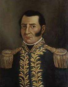 Portrait of José Padilla, Colombian admiral