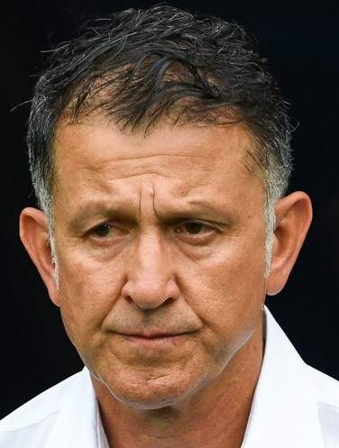 Juan Carlos Osorio coaching Mexico during 2018 World Cup