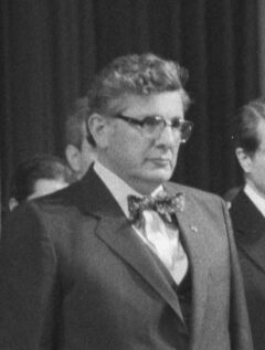 Julio César Turbay during official visit in Paris, 1979