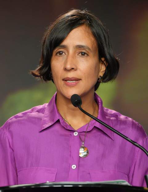 María Susana Muhamad speaking at an event in 2024