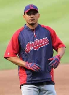 Orlando Cabrera con los Cleveland Indians en 2011