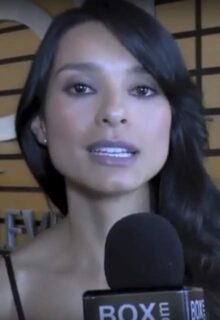 Paola Rey posing for a portrait in 2006