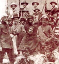 Quintín Lame arrested with indigenous comrades in 1915