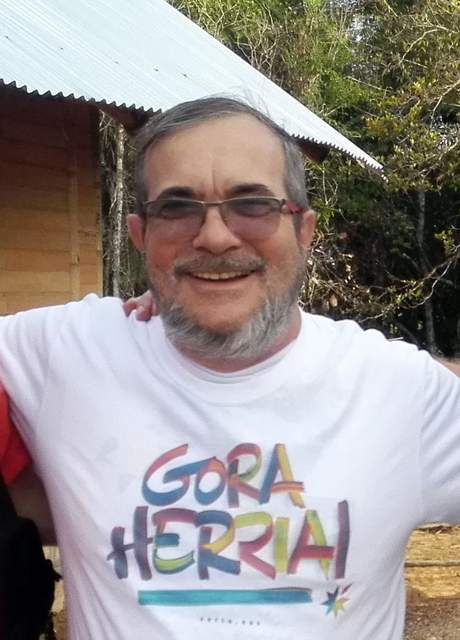 Timoleón Jiménez at the 2016 FARC guerrilla conference