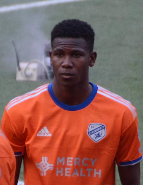 Yerson Mosquera jugando para FC Cincinnati en 2023