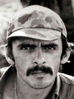Retrato de Álvaro Fayad, líder guerrillero colombiano