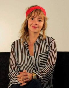 Retrato de Angélica Blandón, actriz colombiana