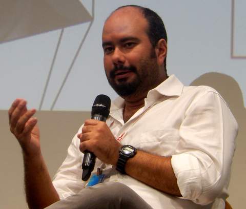 Ciro Guerra speaking at Ereván Film Festival 2017