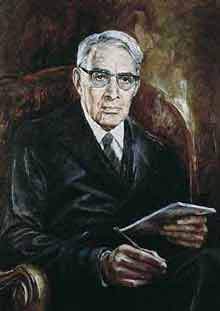 Retrato oficial de Eduardo Santos en la Casa de Nariño