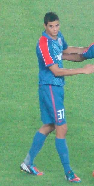 Giovanni Moreno playing for Shanghai Shenhua in 2012