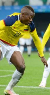 Helibelton Palacios jugando con Colombia en los Juegos Olímpicos 2016