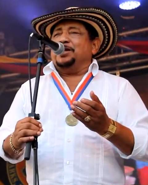 Lisandro Meza actuando en un festival en 2016