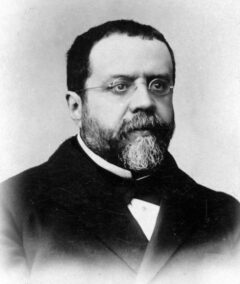 Retrato formal de Miguel Antonio Caro, presidente colombiano