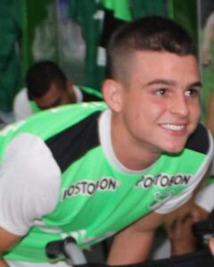 Nicolás Benedetti jugando con Deportivo Cali
