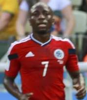 Pablo Armero jugando para Colombia en el Mundial 2014