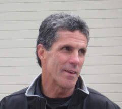 Roberto Guerrero durante la práctica en Indianápolis 2010