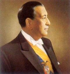 Official portrait of Roberto Urdaneta Arbeláez from 1951