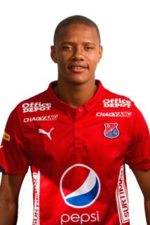 Yairo Moreno in action with Independiente Medellín, 2018