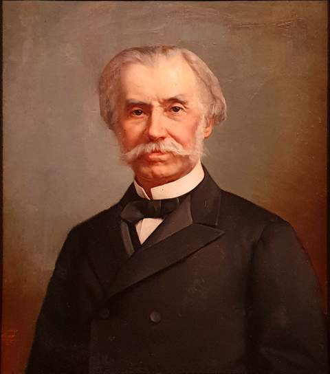 Retrato de Pedro Alcántara Herrán, presidente en 1874