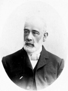 Retrato formal de Santiago Pérez, presidente colombiano
