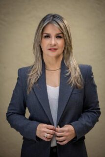 Vicky Dávila durante su precandidatura presidencial en 2025