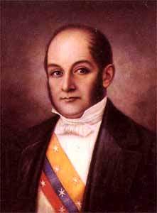Óleo portrait of José de Obaldía, Colombian lawyer and politician