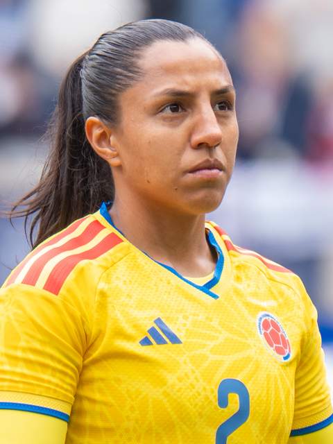 Manuela Vanegas jugando con Colombia en 2026