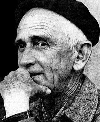Retrato de Fernando González en 1958