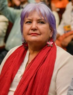 Gloria Flórez, defensora de derechos humanos en 2024