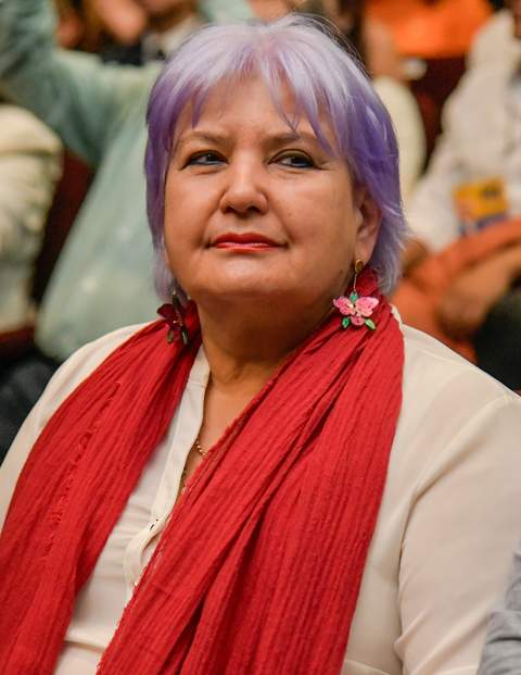 Gloria Flórez, defensora de derechos humanos en 2024