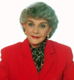 Retrato de Gloria Valencia, periodista colombiana