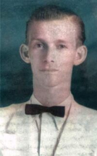 Guillermo Buitrago en una foto de los años 40