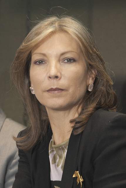 María Clemencia Rodríguez as First Lady in 2014