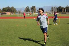 Rafael Robayo durante su primer entrenamiento con Chicago Fire