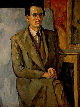 Autorretrato de Pedro Nel Gómez en 1949